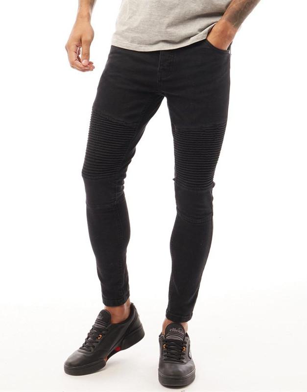 SPODNIE BIKER JEANS