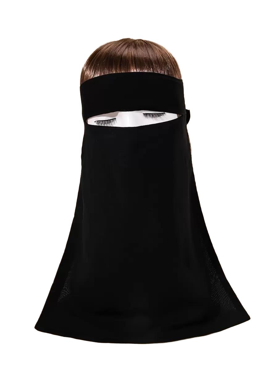 czarna chusta na twarz