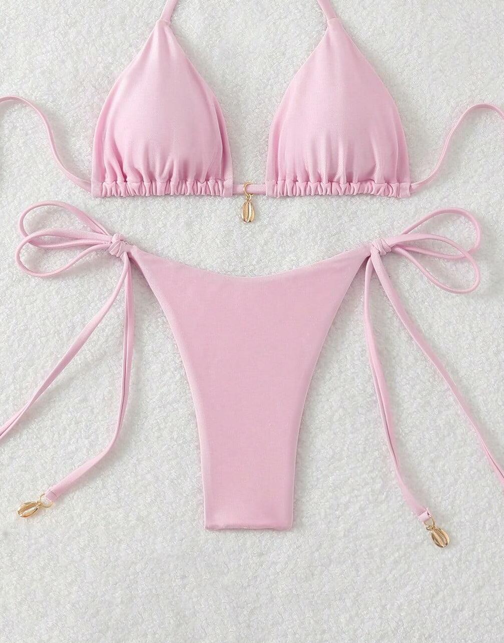 RÓŻOWY DÓŁ OD BIKINI 