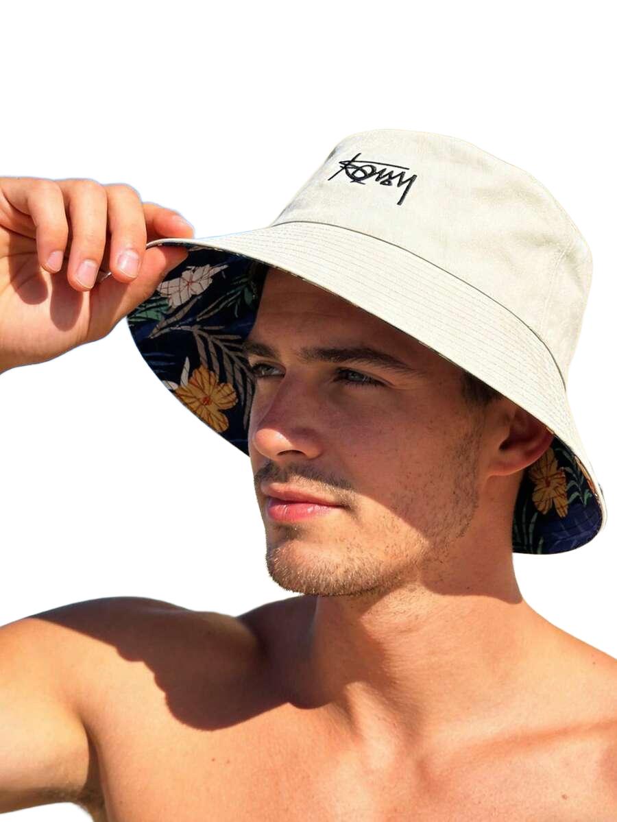 kolorowy kapelusz bucket