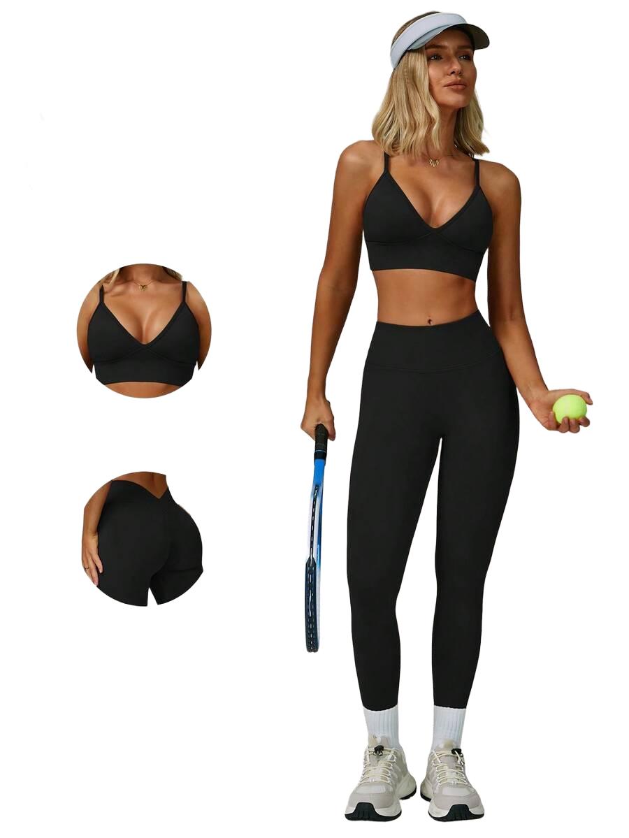 komplet top legginsy