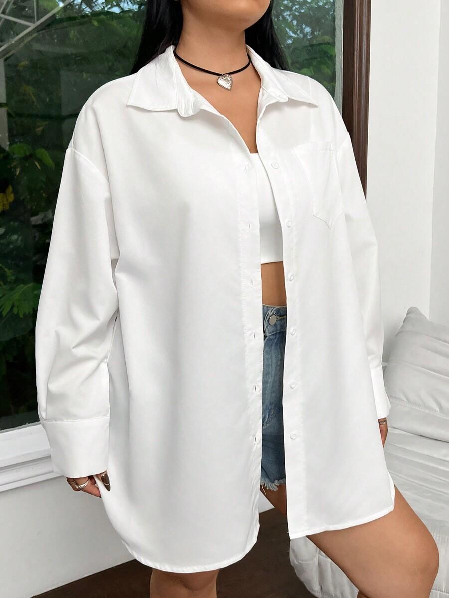 BIAŁA KOSZULA OVERSIZE