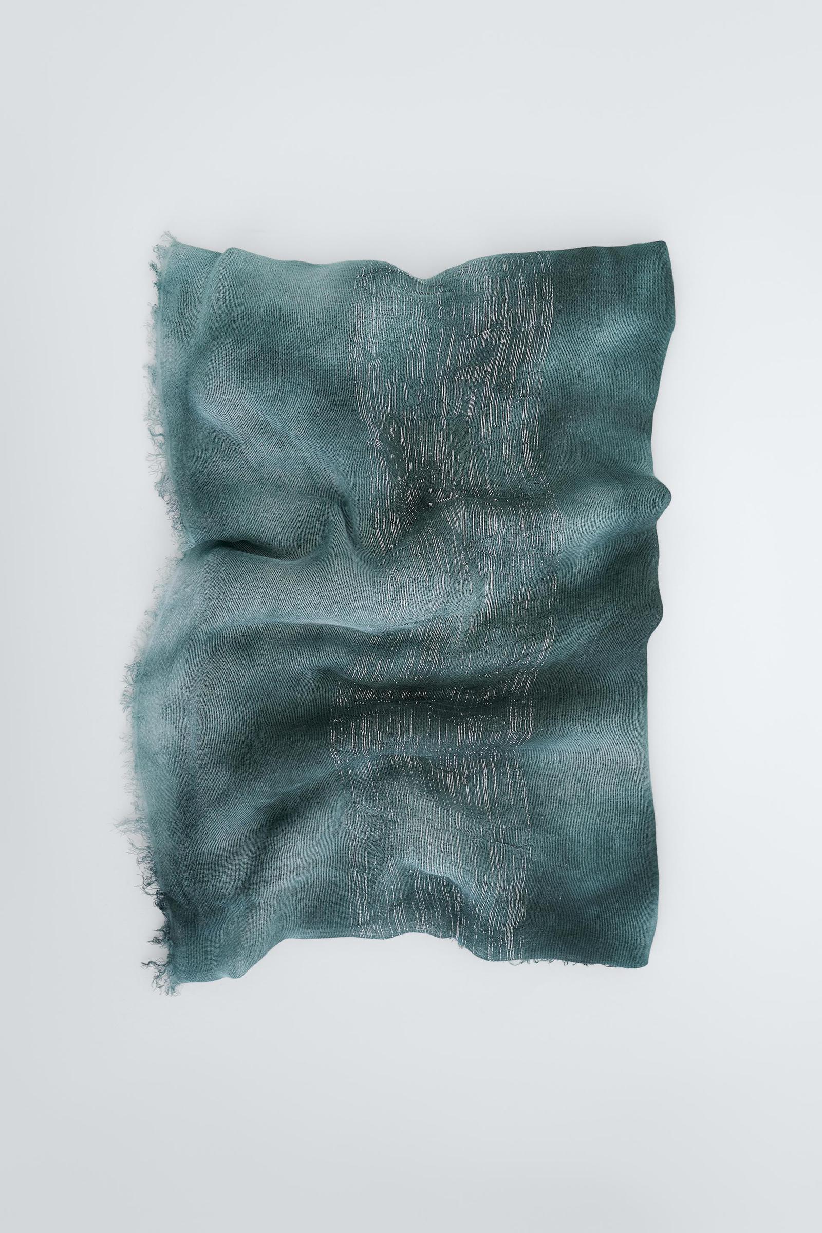 SZAL TIE-DYE POŁYSK