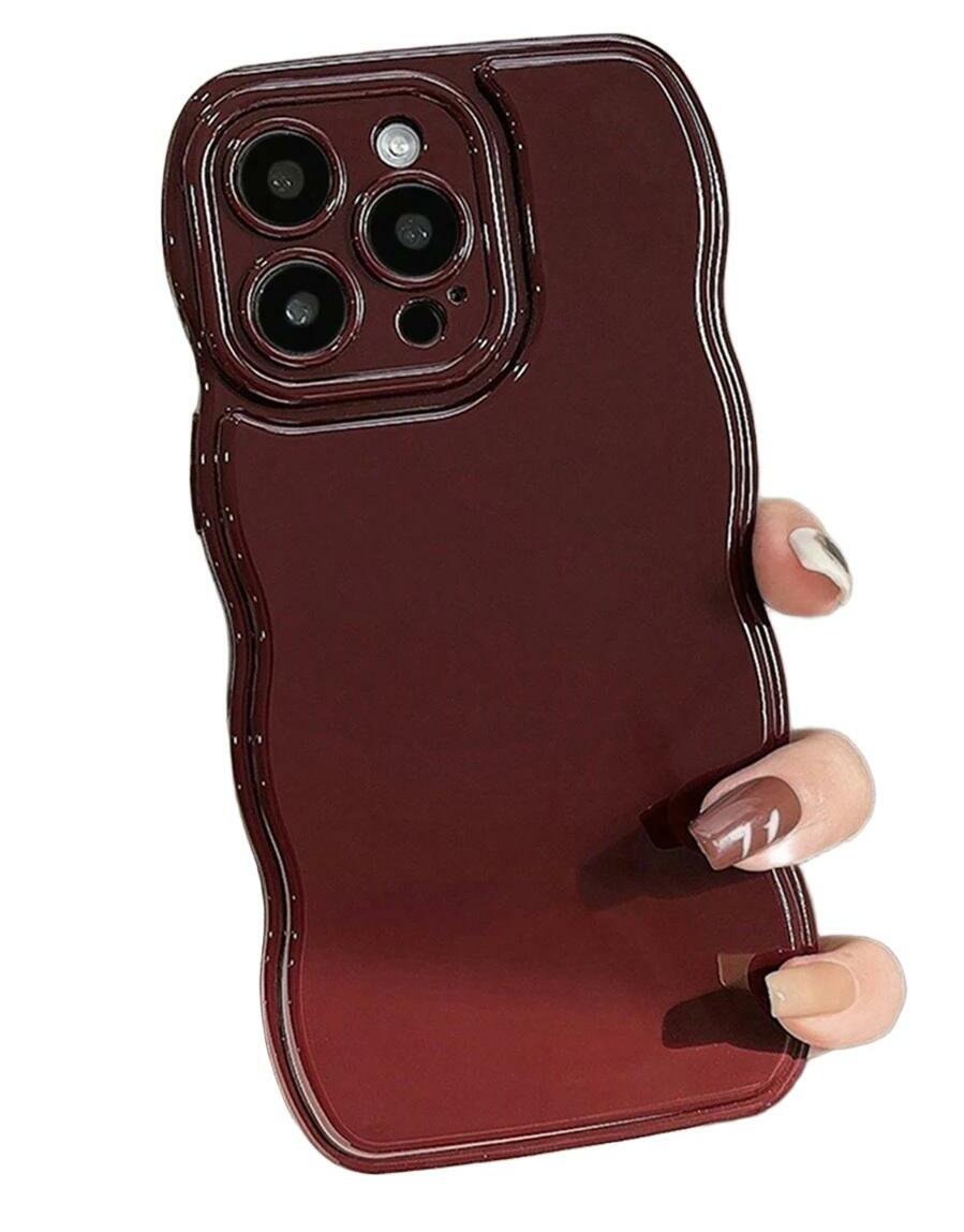 bordowe ETUI NA TELEFON case plecki iphone 17
