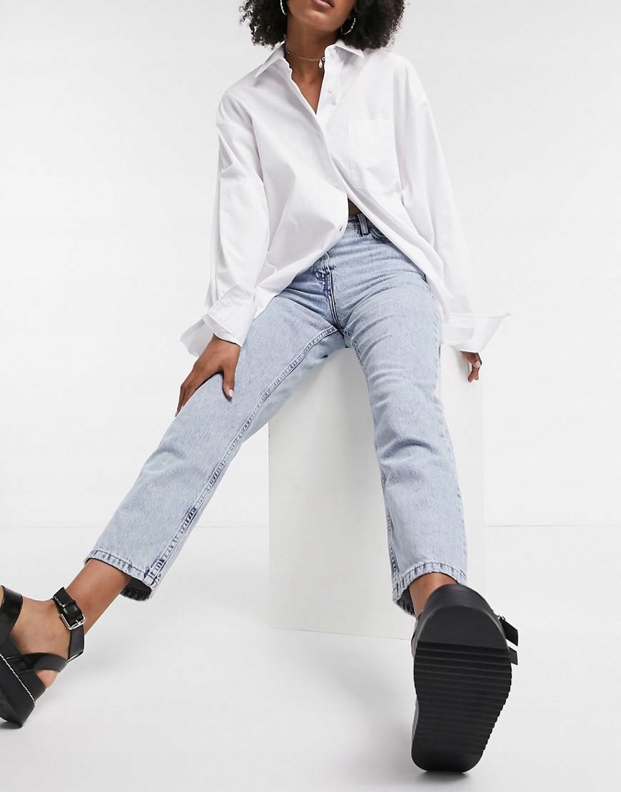 NIEBIESKIE SPODNIE JEANS