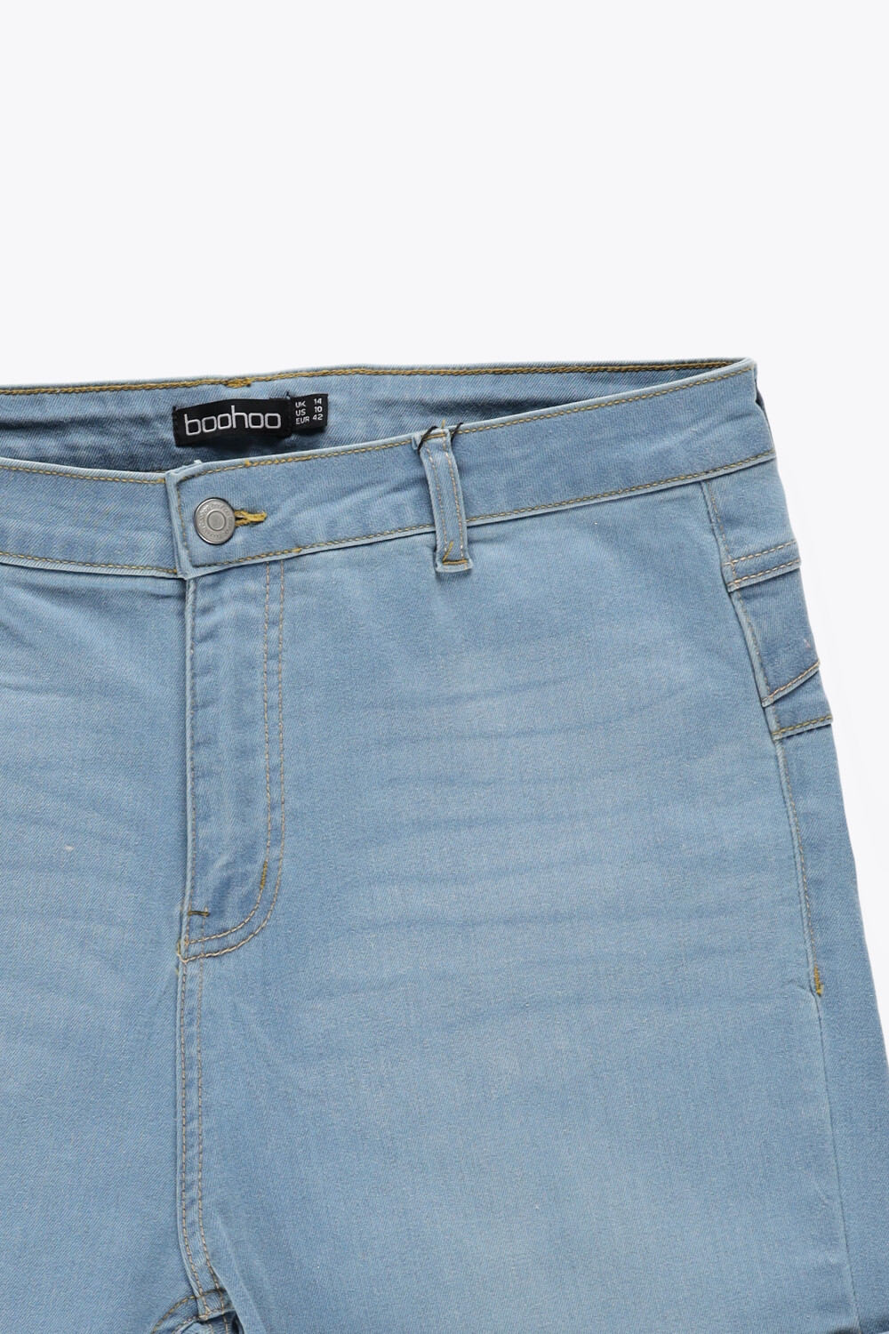 krótkie przecierane spodenki szorty jeans