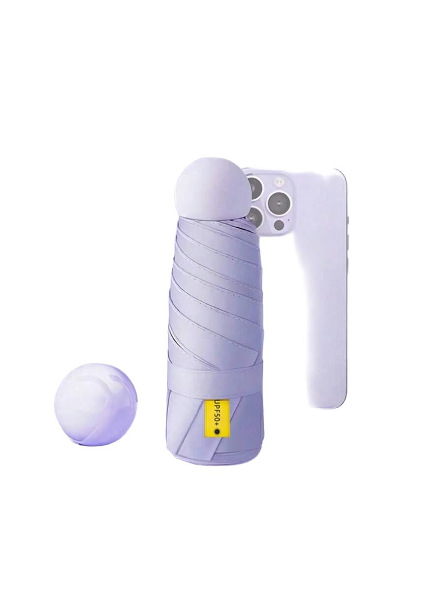 fioletowy wodoodporny parasol