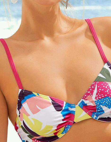 GÓRA OD BIKINI Z WZOREM