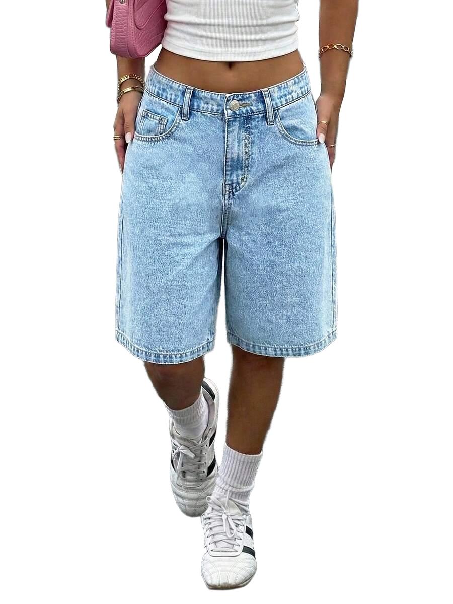 LUŹNE SPODENKI JEANSOWE DZIEWCZĘCE