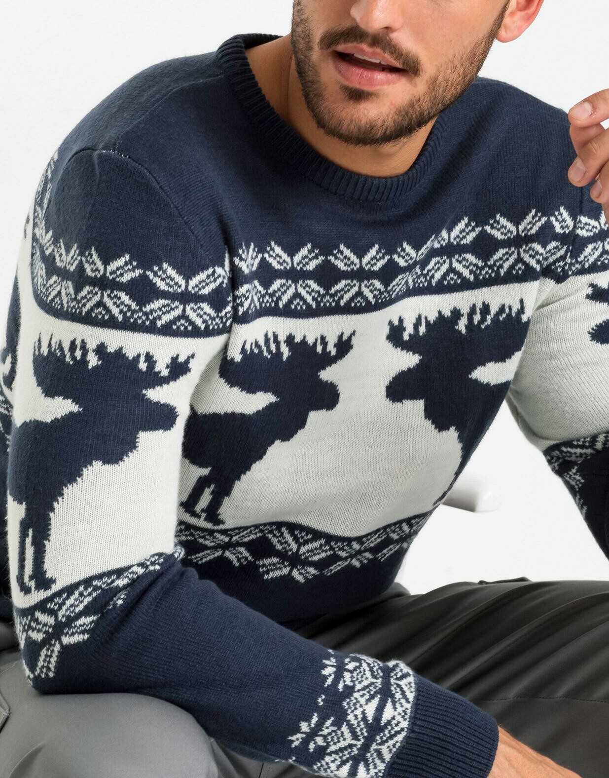 MĘSKI SWETER ŚWIĄTECZNY
