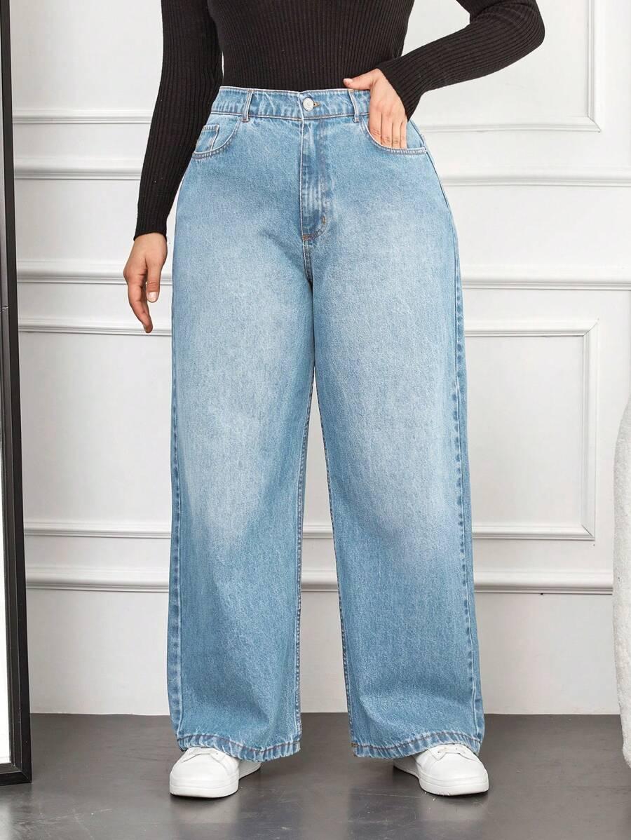 NIEBIESKIE SPODNIE JEANS