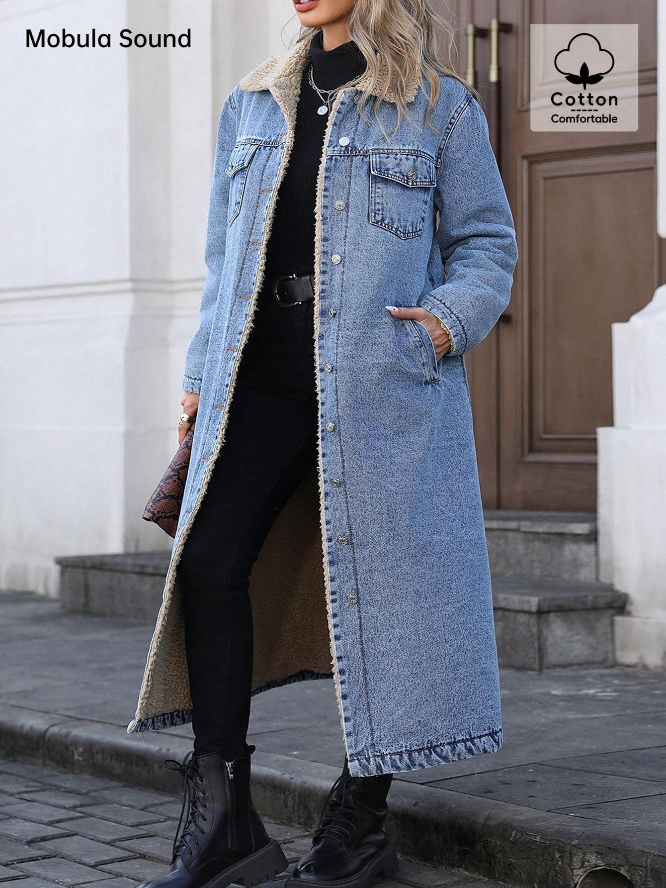 NIEBIESKA KURTKA JEANS