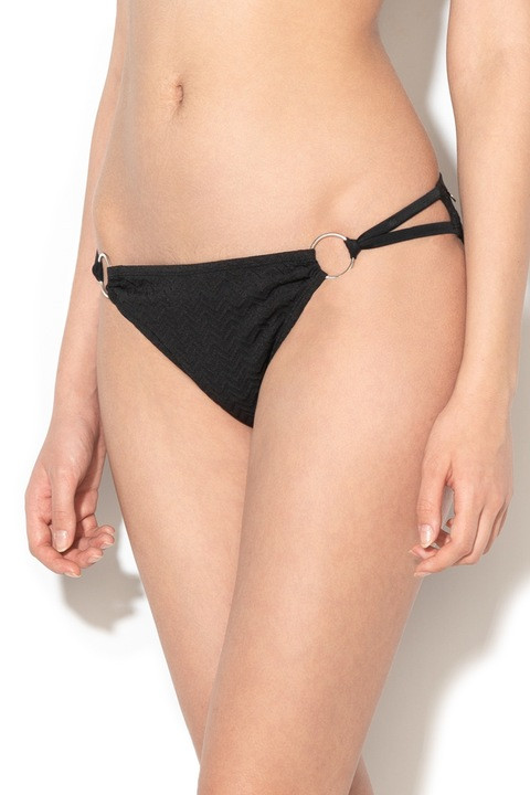 CZARNY DÓŁ OD BIKINI Wycięcia