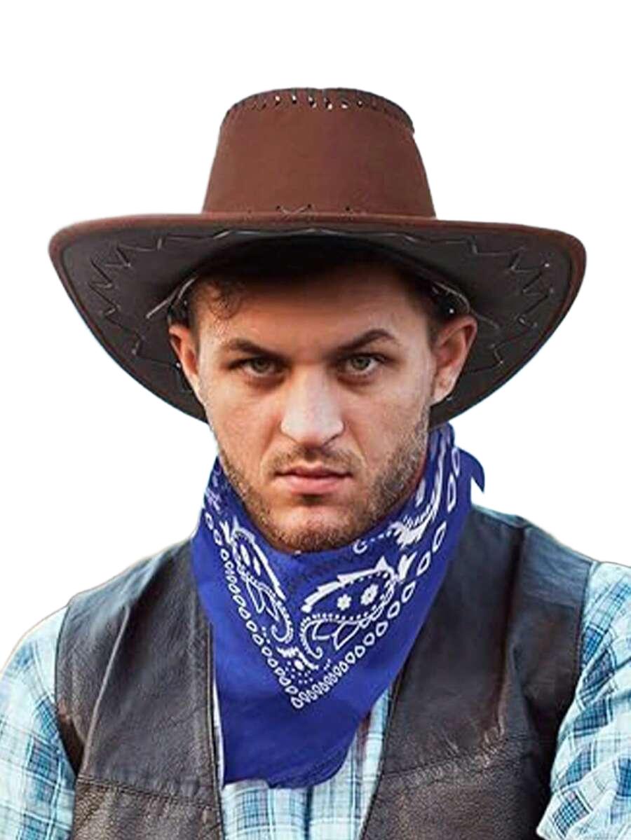 brązowy KAPELUSZ KOWBOJSKI