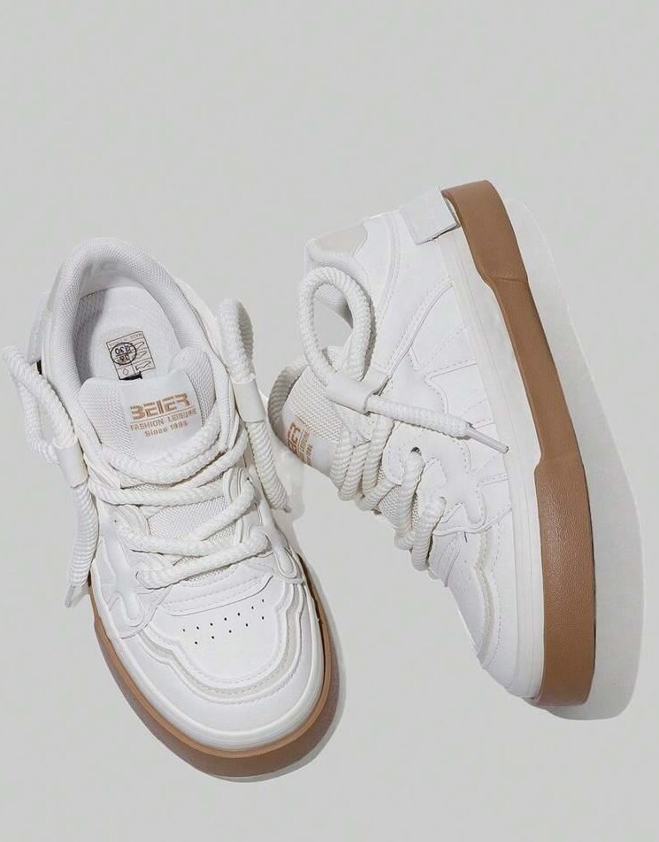 KREMOWE BUTY SPORTOWE