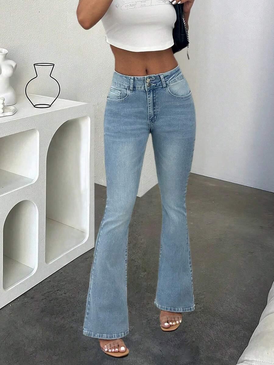NIEBIESKIE SPODNIE JEANS