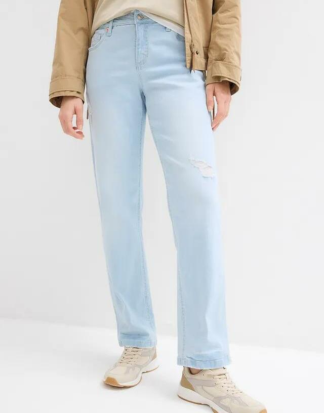 PROSTE JEANSY DAMSKIE