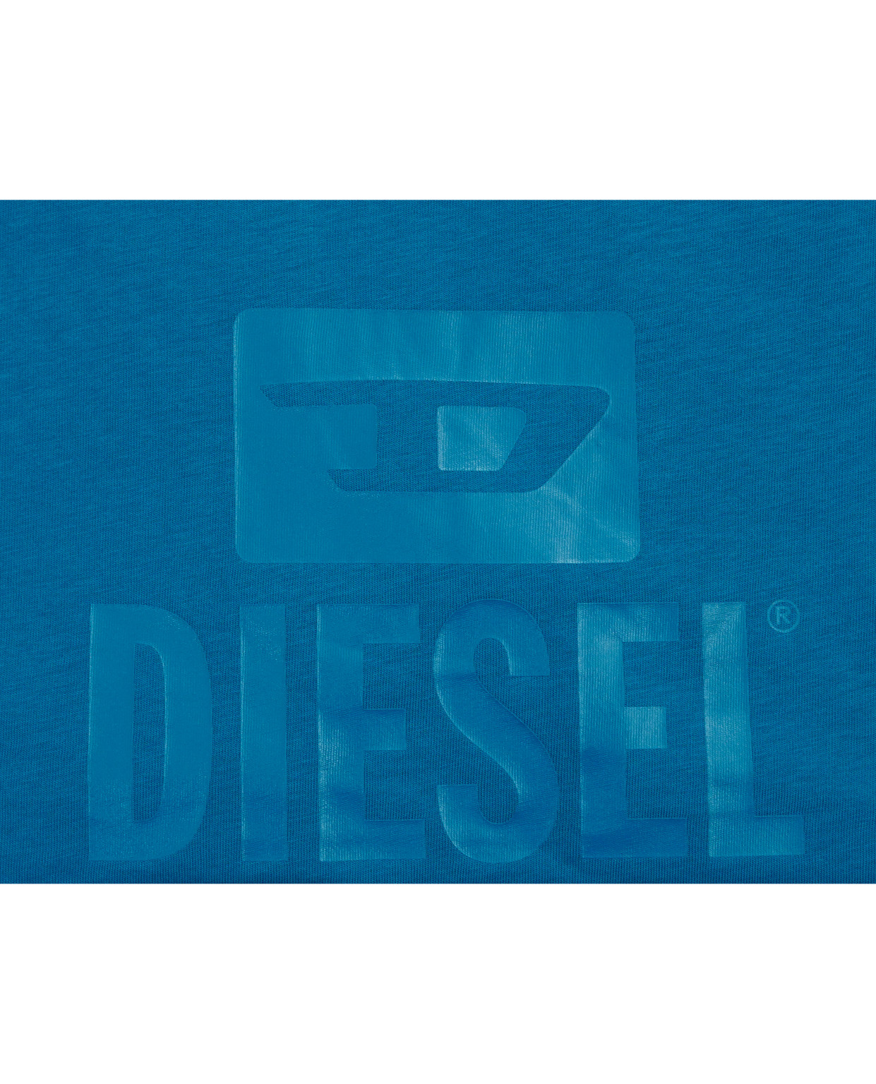 niebieski t-shirt logo A09753RPATI