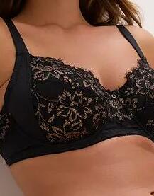 BIUSTONOSZ DAMSKI PLUS SIZE MIĘKKI BAWEŁNIANY Z ZAPIĘCIEM Z TYŁU