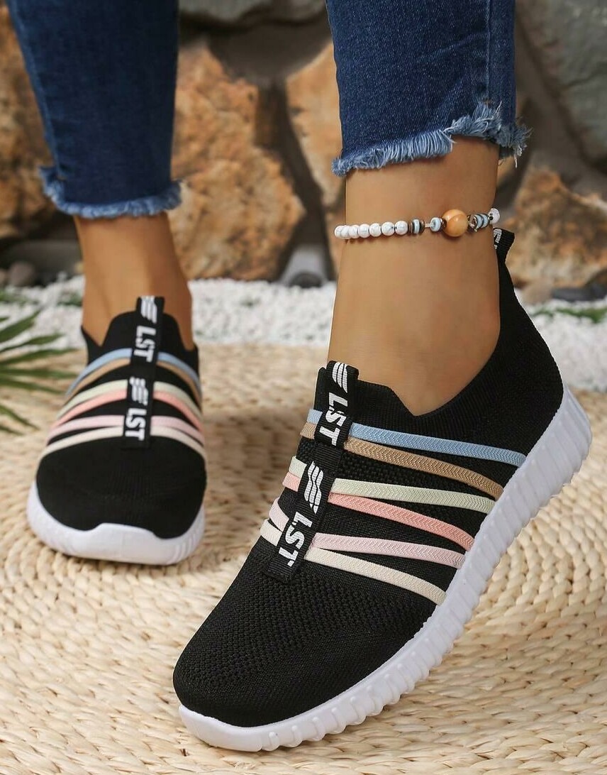 buty sportowe slip-on kontrast paski