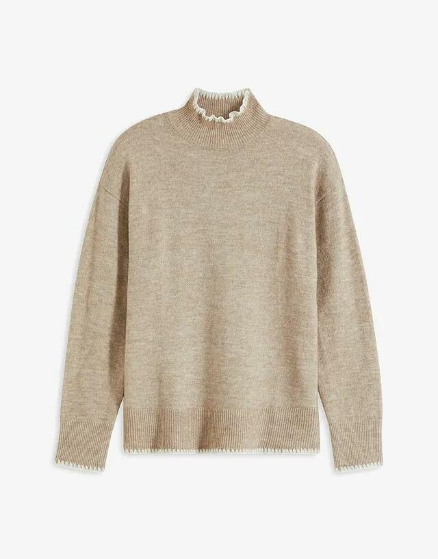 SWETER DAMSKI ZE STÓJKĄ