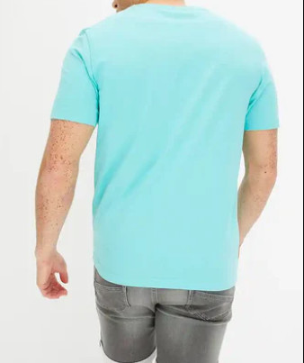 T-SHIRT MĘSKI BAWEŁNIANY Z NADRUKIEM