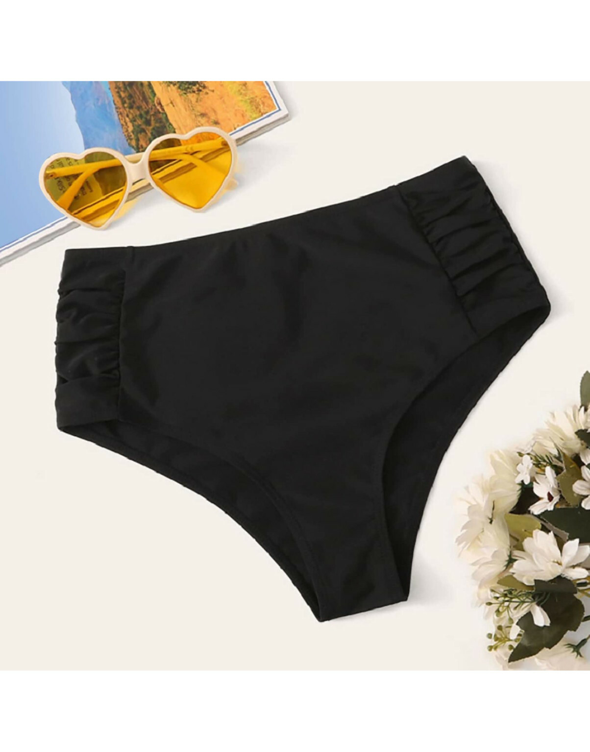 CZARNY DÓŁ OD BIKINI MARSZCZENIE
