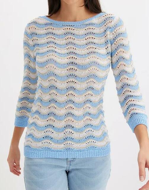 SWETER AŻUROWY DAMSKI