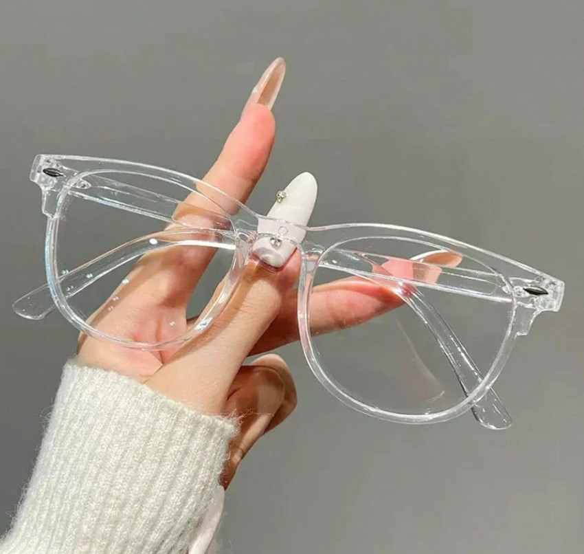 przezroczyste OKULARY ZERÓWKI 