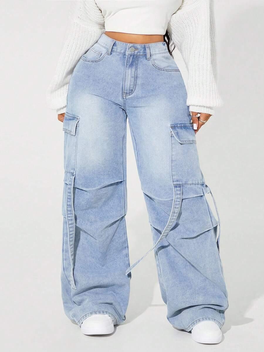 szerokie spodnie vintage jeans