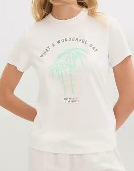 T-SHIRT DAMSKI Z NADRUKIEM