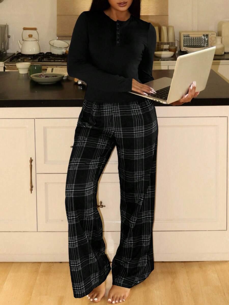 SPODNIE BLUZKA PIŻAMA KOMPLET