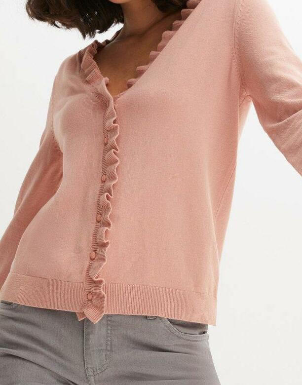SWETER Z FALBANKĄ