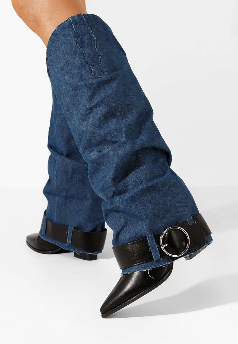 kozaki kowbojki jeans