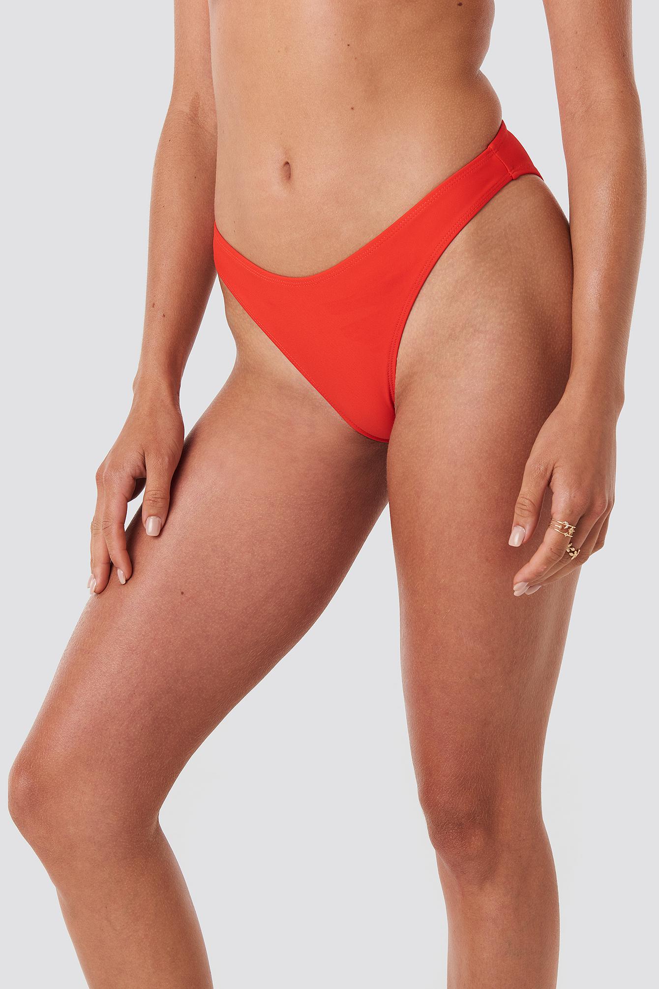 CZERWONY DÓŁ OD BIKINI 
