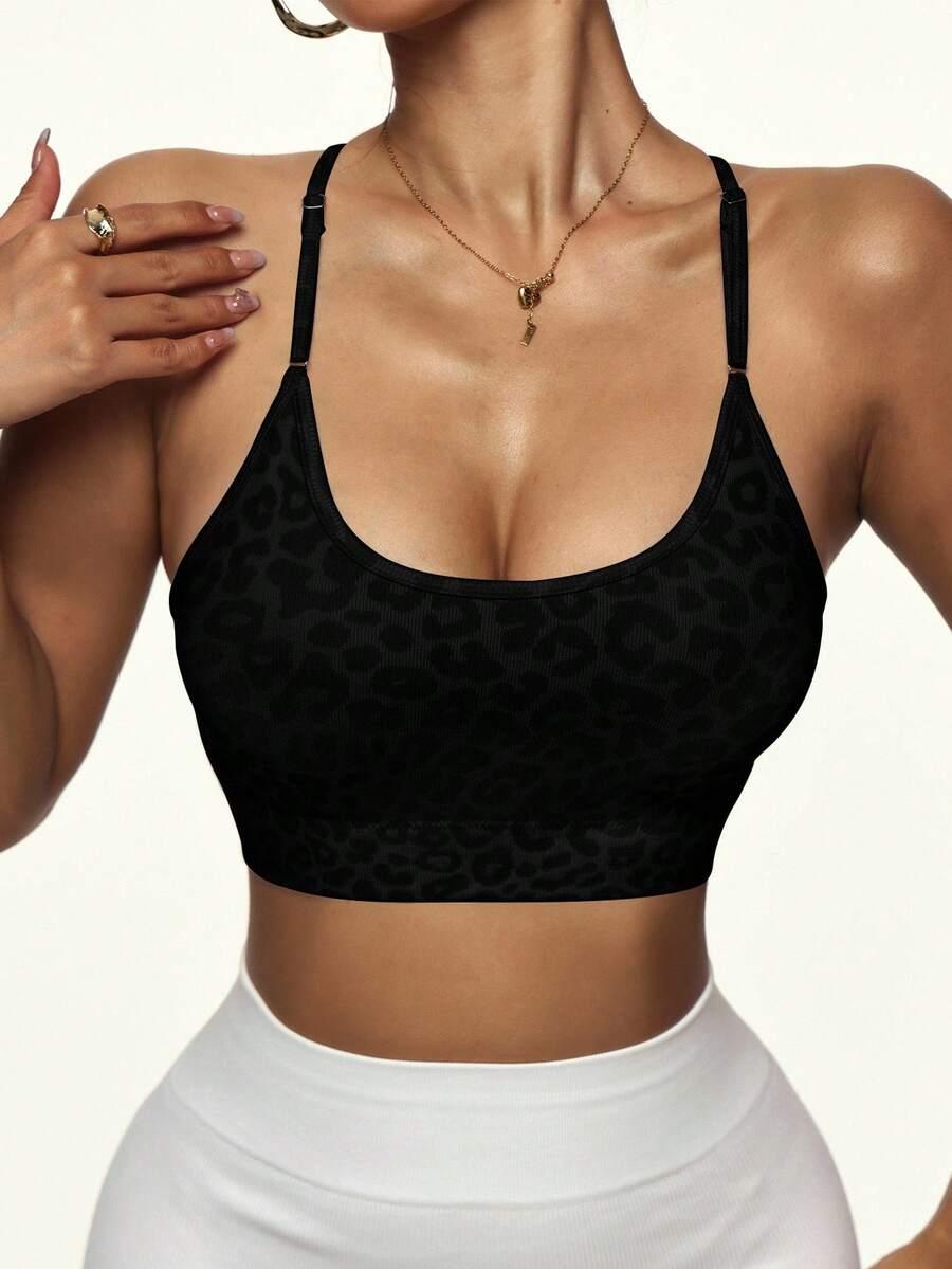 SPORTOWY TOP ANIMAL PRINT 