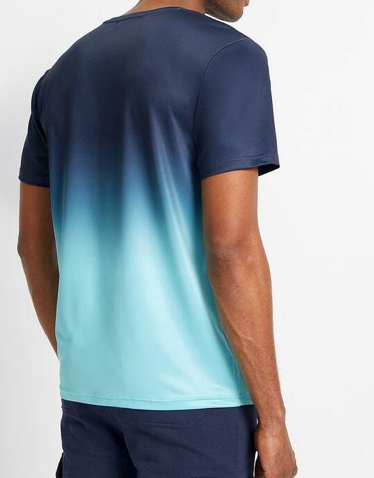 T-SHIRT MĘSKI OMBRE