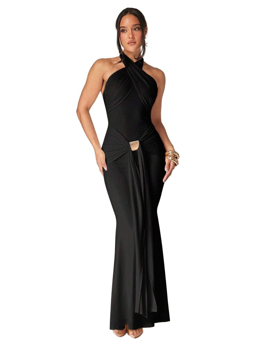 ELEGANCKA SUKIENKA MAXI OPINAJĄCA