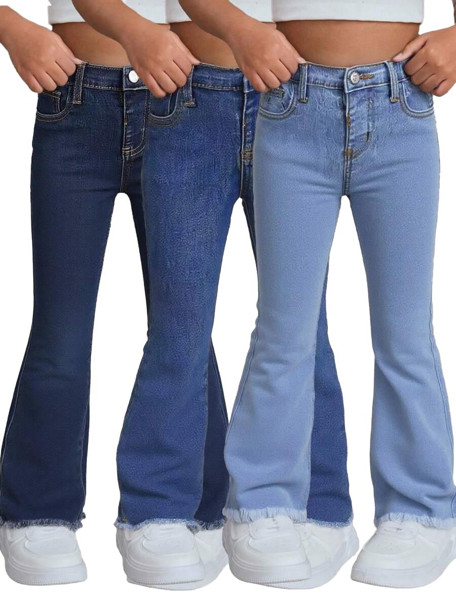 JEANSOWE SPODNIE DZIECIĘCE 3SZT