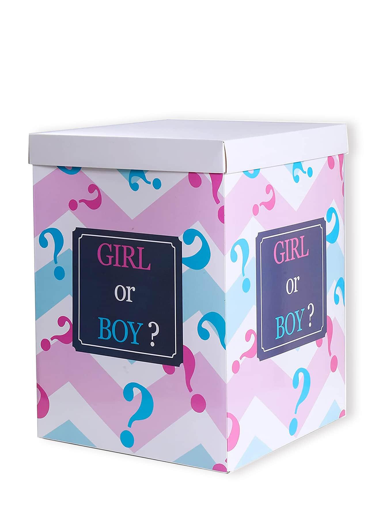 pudełko gender reveal