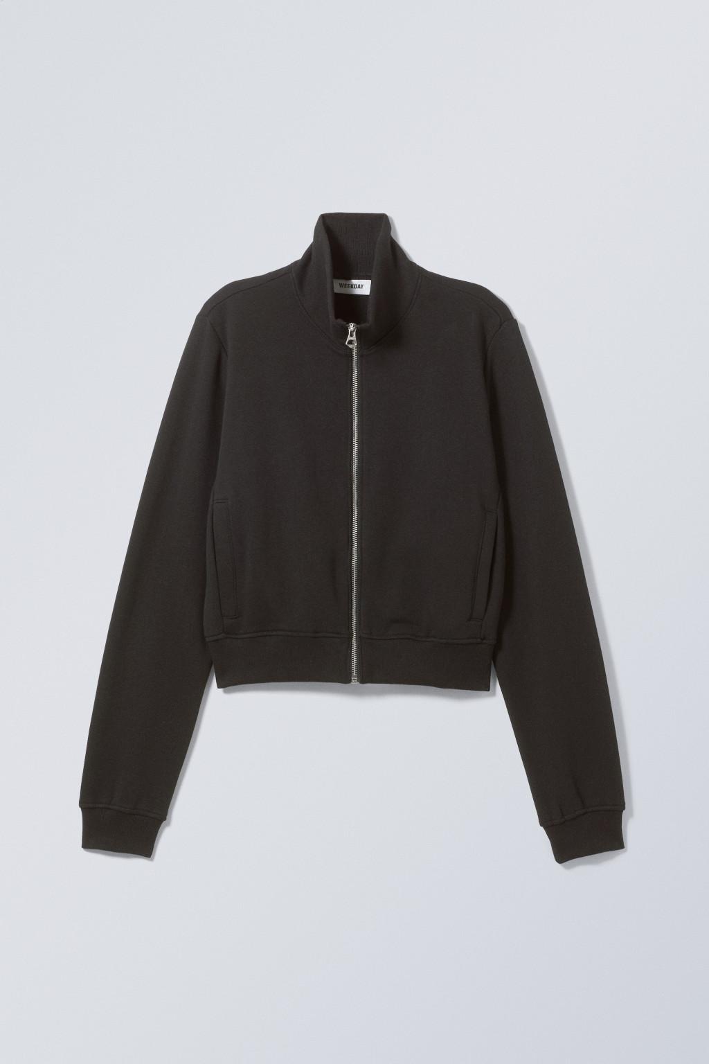 ROZPINANA CZARNA BLUZA KIESZENIE