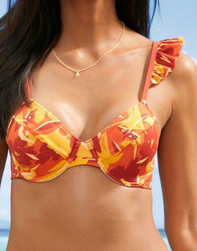 GÓRA OD BIKINI Z FALBANKĄ 