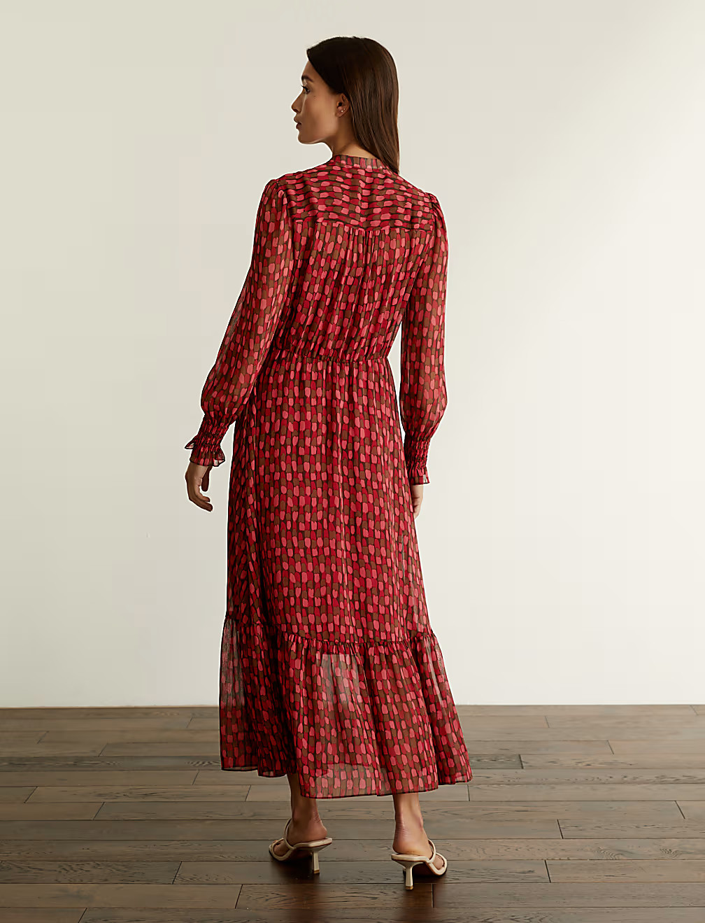 SUKIENKA DŁUGI RĘKAW PRINT T97-6335D-A4