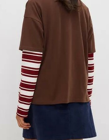 T-SHIRT DAMSKI PLUS SIZE OKRĄGŁY DEKOLT BAWEŁNA