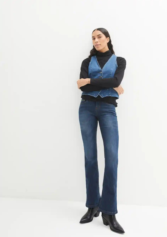 NIEBIESKIE SPODNIE JEANS