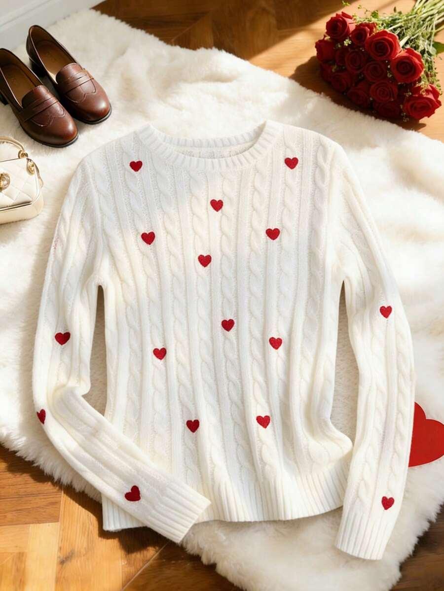 SWETER WZÓR SERCA