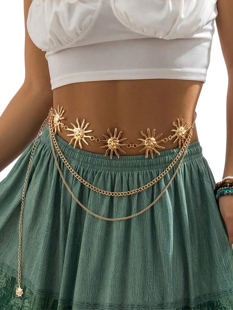 ZŁOTY PASEK ŁAŃCUCH 