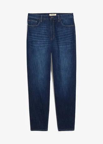 MOM JEANS DAMSKIE REGULAR BAWEŁNA WYSOKI STAN