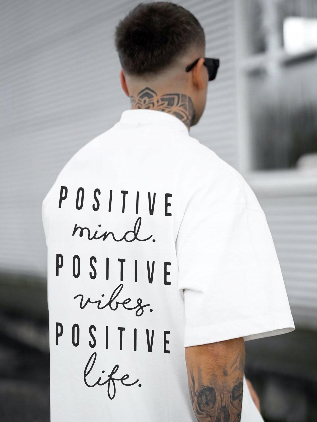 BIAŁY T-SHIRT PRINT