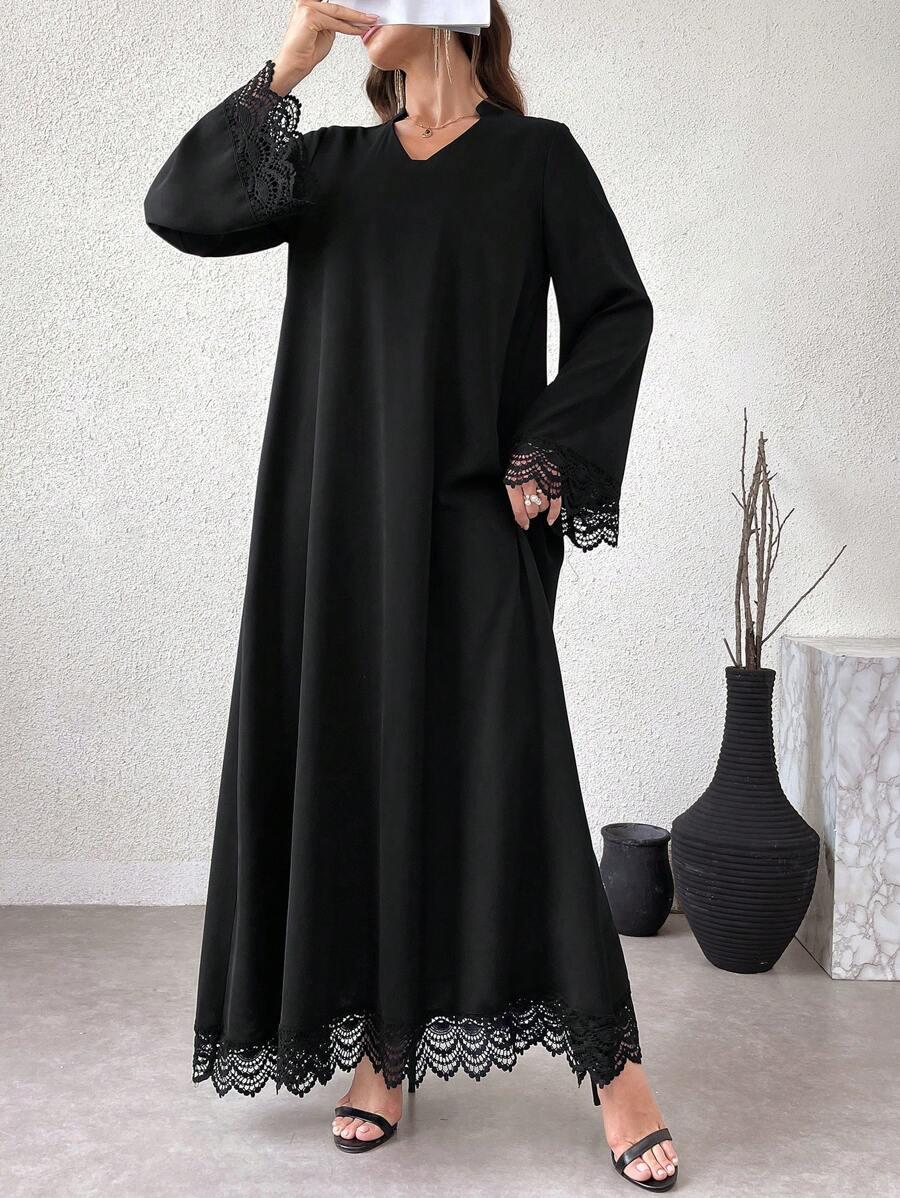 czarna maxi sukienka